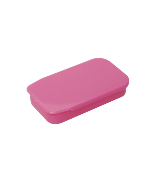 detail of HN0350-Transparent pink multi-color powder box