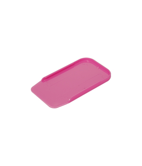 detail of HN0350-Transparent pink multi-color powder box