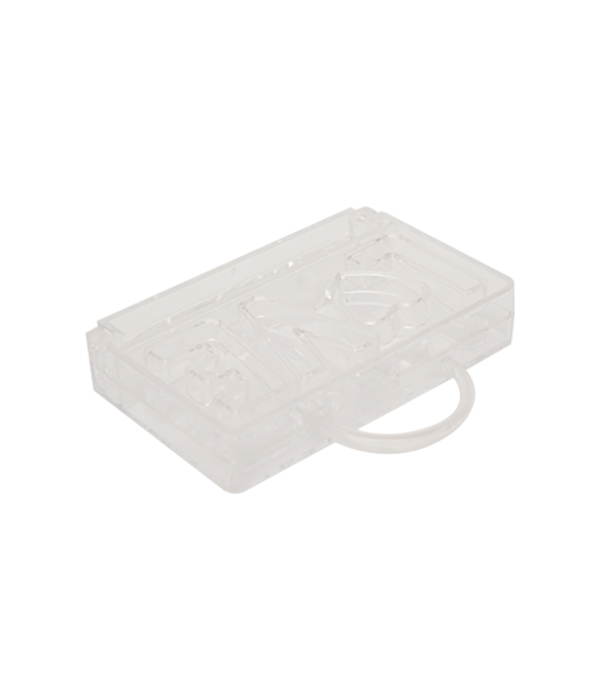 HN0325-Clear white multi-color powder box
